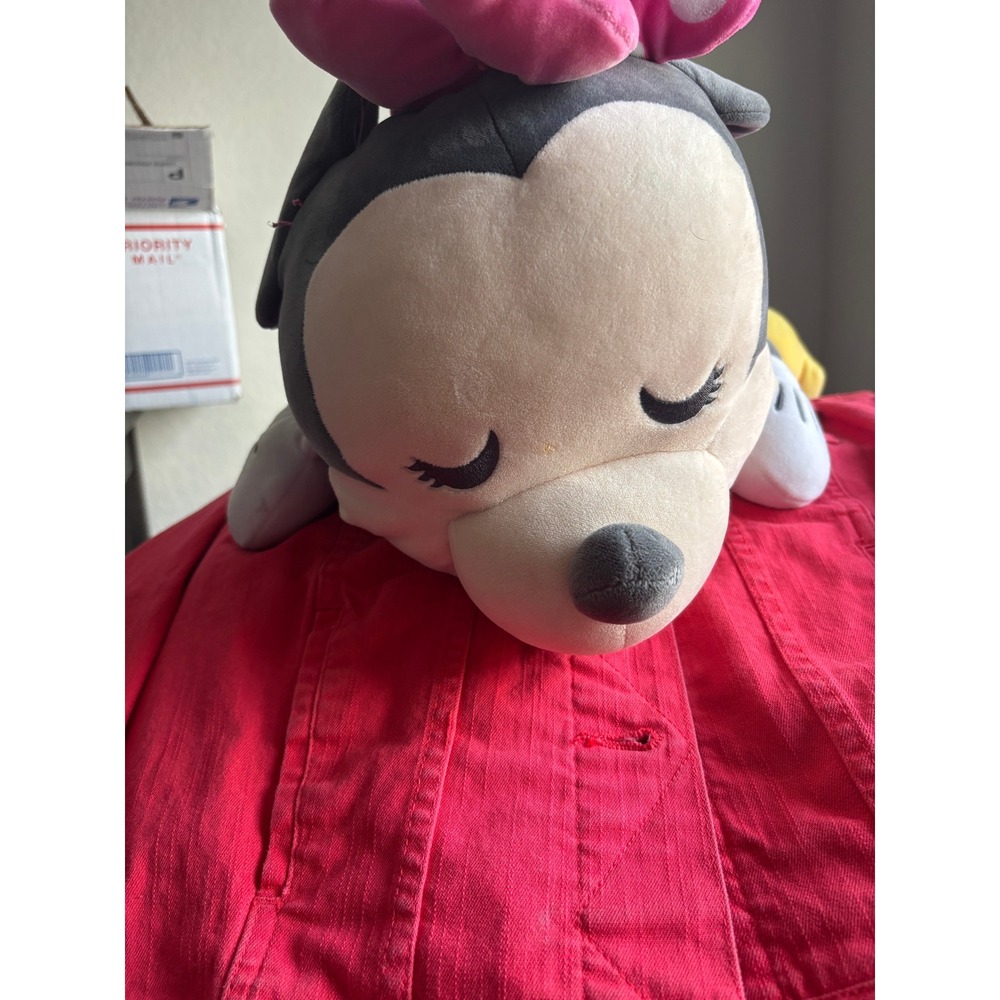 Disney Minnie Mouse Cuddleez Plush Large 23" Super Soft Stuffed Animal Pillow